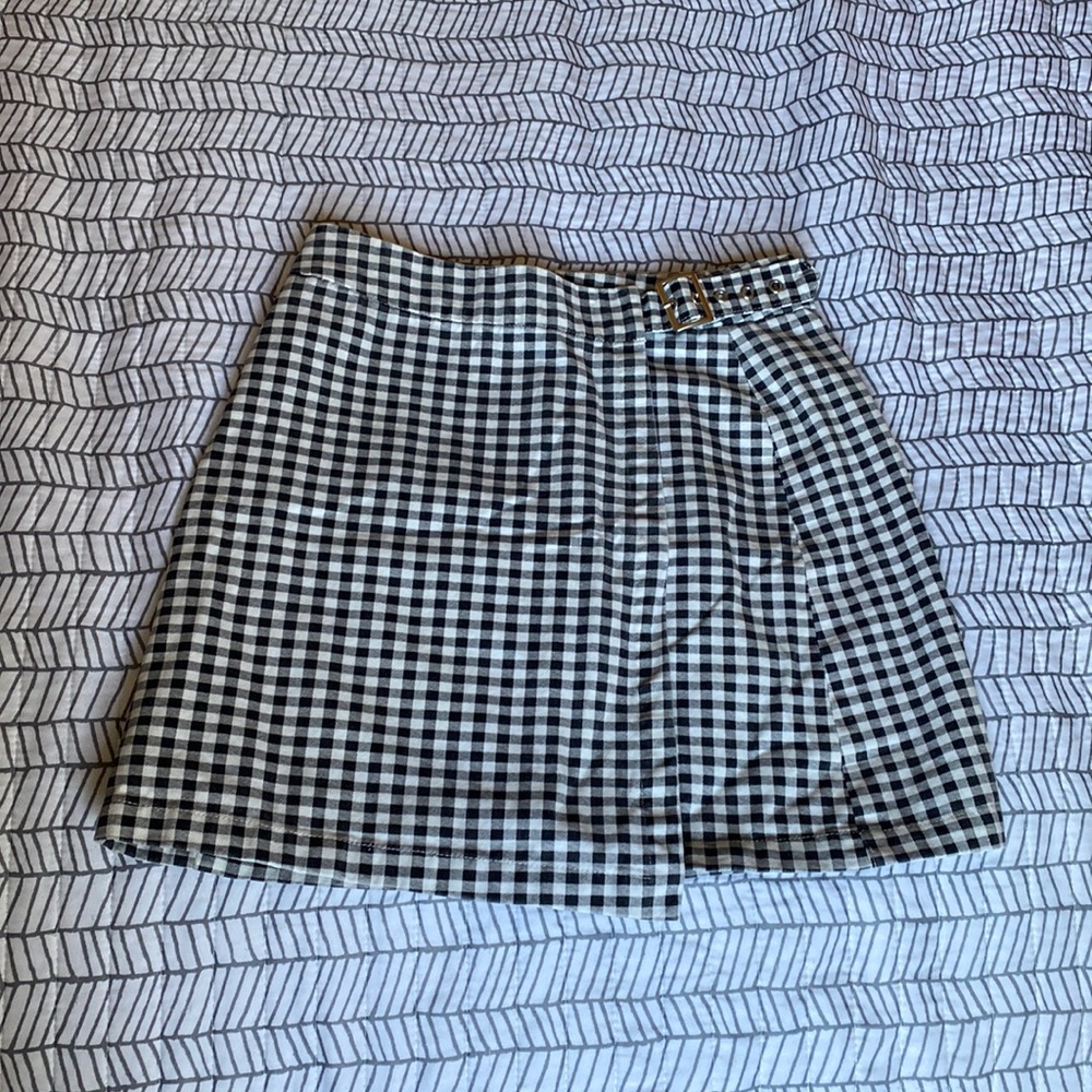 Forever 21 checker print skirt